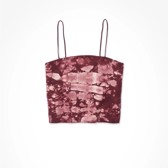 🩷Bungee-Strap Crop Cami (Burgundy) - Picture 14 of 14